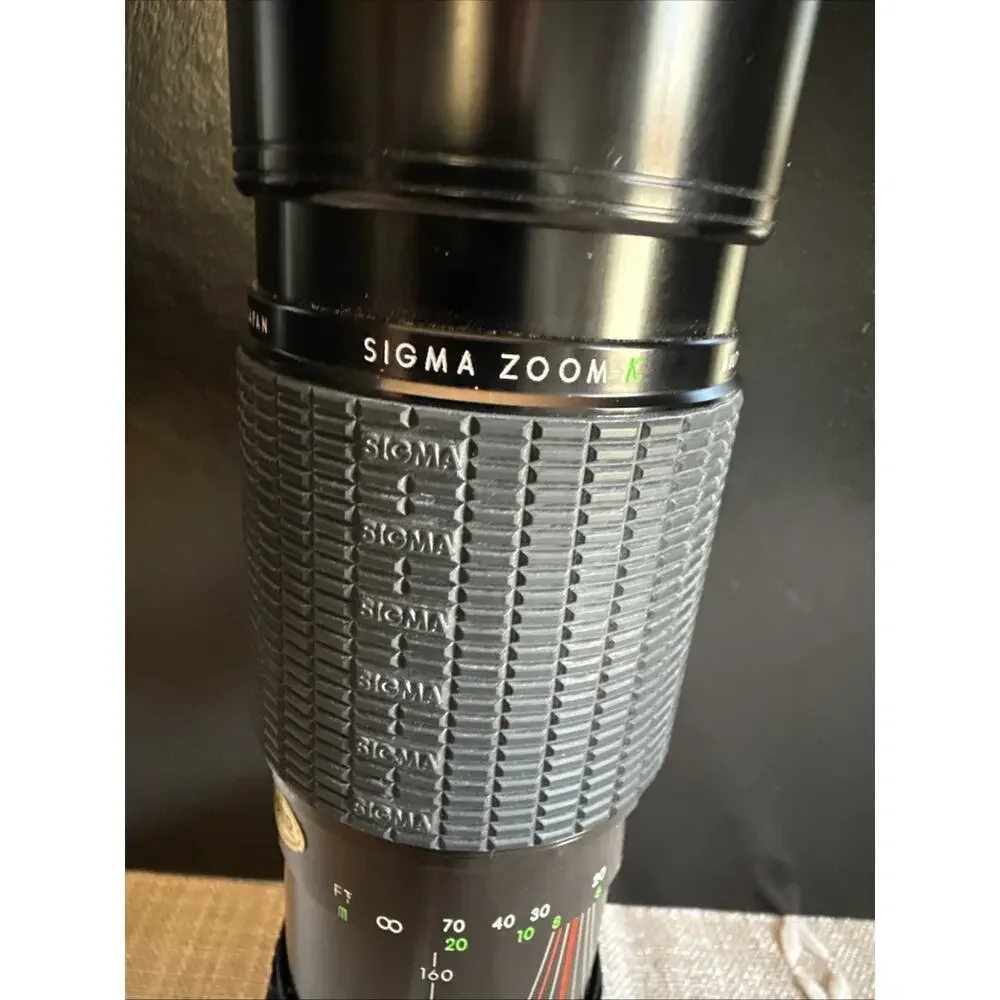 Sigma Zoom-K Macro 1:4.5 100-200 mm f4.5 Olympus Mount Camera Lens